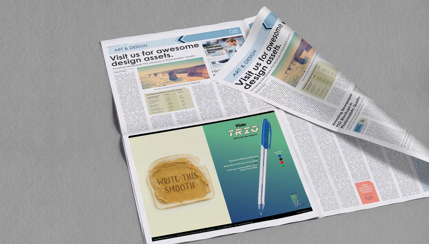 vista advertising newspaper