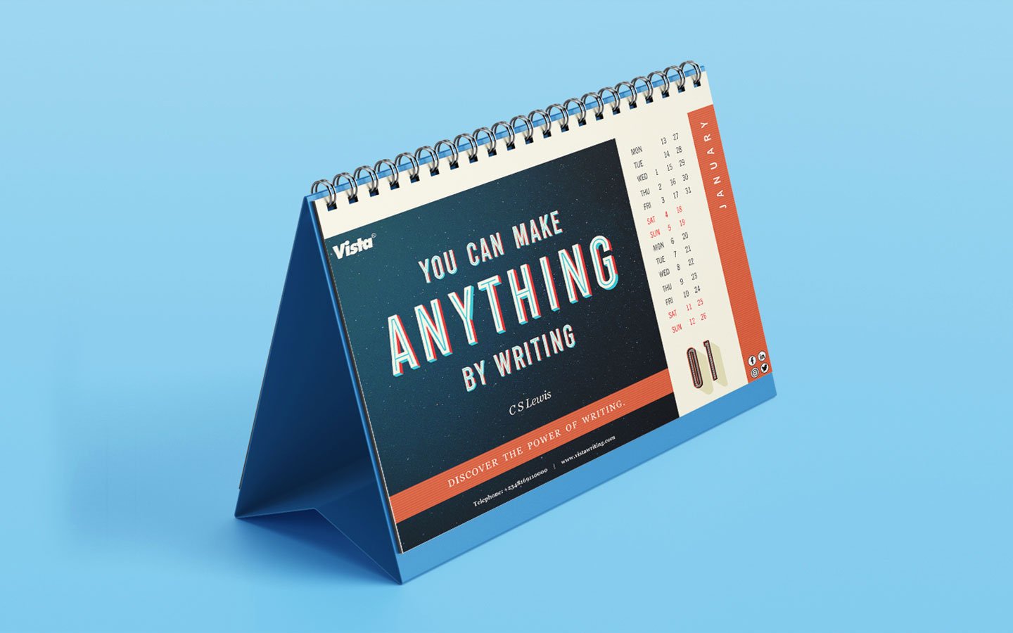 vista dask calendar
